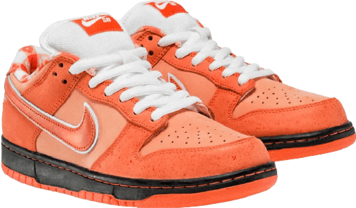 de nike dunk low orange lobster